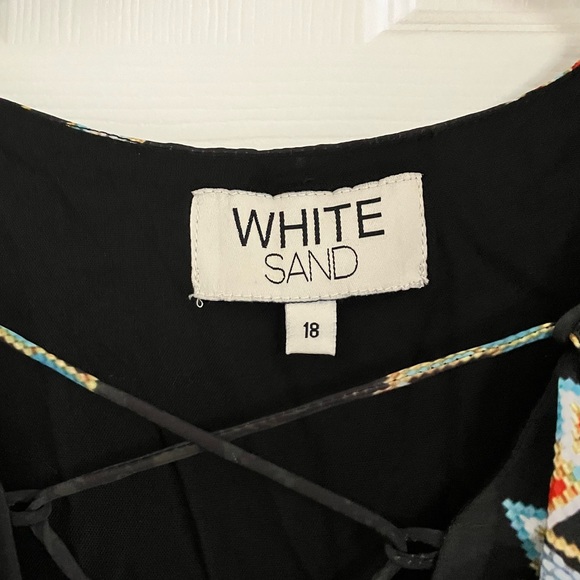 White Sands Black High-Low Dress Women’s Size 18 - Picture 2 of 9